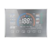 Xnuiasqe Termostato Inteligente WiFi con Pantalla Táctil LCD de 4,8 Pulgadas para Bomba de Incluye Adaptador de Cable C.