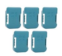 Xnukaw Estante de Almacenamiento de Batería, Paquete de 5, Soporte de | Compatible con Baterías de Litio Bosch de 18 V/20 V/54 V/60 V, Serie , Bloqueo de Clip Seguro, Portátil para Cinturón,