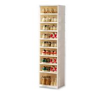 XOKOTAKI Zapatero Plegable Transparente - Organizador de Calzado Resistente Al Polvo y Humedad 18 pairs, 9 heights