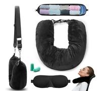 xolear Almohada Viaje Rellenable con Antifaz y Tapones para Los Oídos