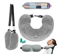 xolear Almohada Viaje Rellenable con Antifaz y Tapones para Los Oídos