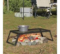 Xolmizyn Barbacoa plegable para camping, barbacoa de carbón vegetal de | Diseño que ahorra espacio, resistente a la intemperie y a la corrosión, mango práctico