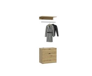 xonox.home X07G2T42 - Madera de roble Artisan Nb, aprox. 61 x 62 x 34 cm