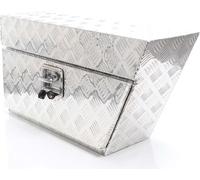 XPOtool, caja de montaje inferior de aluminio, lado derecho, 75x25x40 cm / 6 kg, capacidad hasta 60 litros / 40 kg, completamente soldada, robusta, ideal para turismos, remolques, camiones y vehículos