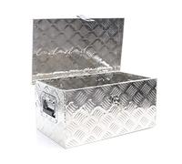 XPOtool Caja para herramientas aluminio 50,8x30,5x24cm de color plateado con llaves transporte