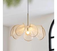 XQIDIANAA Lámparas Colgantes Modernas Con Pantalla De Tela Beige De 19,7", Lámpara Colgante Ajustable, Araña Vintage Negra Para Isla De Cocina, Dormitorio, Comedor, Vestíbulo, Entrada.