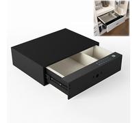 XRRJFYH Caja Fuerte Camufladas Caja Fuerte con Cajón Cofre Empotrable Pequeña Caja Caudales con Codigo Safe con 3 Maneras de Abrirla(400mm/16in)