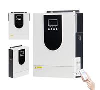 XSDAJSD Inversor Solar híbrido de 3200 W y 2000 W, Onda sinusoidal Pura de 12 V, 24 V-220 V, Controlador de Carga Solar MPPT, para autocaravanas, Casas rodantes y autocaravanas Fuera de la Red.