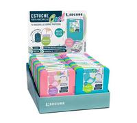 XSECURE Estuche Porta Mascarilla Cool 105x130 mm con Correa y Stickers