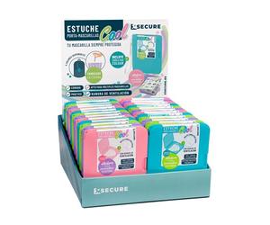 XSECURE Estuche Porta Mascarilla Cool 105x130 mm con Correa y Stickers