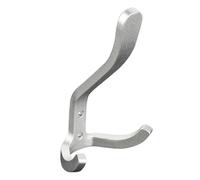 Xt4rPc2gD Perchero de pared Ganchos de aluminio montados en la pared, estante carga pesada, perchas, puerta, ropa, abrigo, cocina, baño, organizador accesorios for colgar Ganchos para abrigos(Silver)
