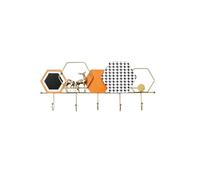 Xt4rPc2gD Perchero de pared Perchero decorativo de pared for entrada con ganchos creativos for abrigos, bolsos, llaves y bufandas Ganchos para abrigos(Pequeño)
