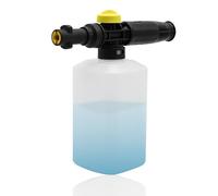 XtraHorn Pistola de espuma de nieve, lanza de espuma ajustable para Karcher K2 K3 K4 Cañón de lavado a presión accesorio de botella para lavado de coche, 750 ml