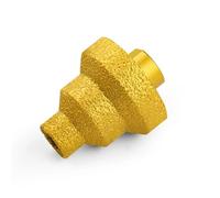 XTVVTODJXT bit Three-Step Reamer Diamond Chamfer Trimming Tool Angle Grinder Ceramic Tile Stone Hole Drill bit(M14)