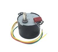 XTXTX Engranaje de par Motor síncrono AC 24V 220V 50KTYZ, Motor Reductor de Velocidad Reversible, Eje D de 7x15mm, Motor de Velocidad Baja, Motor for Barbacoa CW CCW girador de generador(AC24v 30rpm)