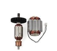 XUBOR Accesorios de Armadura de Rotor de 220-240V HR2810, for makita, reemplazo de Bobina de estator de Anclaje de Armadura de Rotor de Martillo HR2810 Rotor del Motor(Black with Bearing)