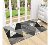 XUEDNGM Alfombra de Pasillo Larga Alfombra Larga 90 x 190 cm Antideslizante, Lavable, Suave, Moderno, Abstracta Alfombra de Pasillo Larga Antideslizante Alfombra Lavable, 3