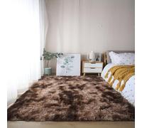 XUEDNGM Alfombra de Pelo Largo 180 x 310 cm Suaves de La Pelusa, Lavable y Antideslizante, Muy Suave Alfombras Suaves Lavables Alfombras Antideslizantes para Salón, Marrón
