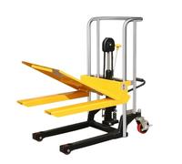 Xumh2024-3 Transpaleta con Horquilla Ajustable Camión apilador hidráulico Manual, Capacidad de 400 kg, elevación de 85 cm con Placa de Cubierta extraíble Transpaleta de Servicio