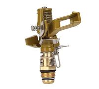 XUMIUZIY Cabezal de Aspersor de Impacto de Alta Resistencia, Rosca G1/2, Rotación Automática de 360°, Rango de Riego de 15 M para Patio y Jardín