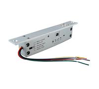 XUMIUZIY Cerradura de Perno Eléctrica 12V DC 5 Líneas |Cerradura Estrecha del Descenso del Cerrojo con la Pantalla LED del Retardo de Tiempo para el Control de Acceso de la Entrada de la Puerta