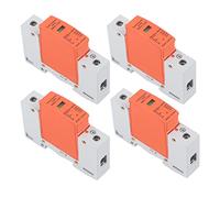 XUMIUZIY Dispositivo de Protección contra Sobretensiones AC 420V 1P, Carril DIN SPD, Protector de Pararrayos Doméstico para Panel Doméstico RMU1-C60 4 Uds. (Imáx: 20kA)