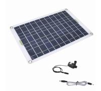 XUMIUZIY Kit de Bomba de Agua Solar 800L/h 12V CC para Estanque de Jardín | Fuente para baño de pájaros, oxígeno para pecera, energía ecológica, funcionamiento silencioso, construcción robusta, panel