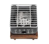 XUMIUZIY Mini Estufa de Carbón Multifuncional |Parrilla de Barbacoa Portátil Japonesa para Asar a la Parrilla en Familia Al Aire Libre (19,5x18cm/7,7x7,1 pulgadas)