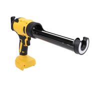 XUMIUZIY Pistola de Calafateo Inalámbrica Pistola Eléctrica Ajustable de 6 Velocidades para Sellar Ventanas y Baños Amarillo 10 Oz Recargable