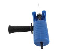 XUMIUZIY Sierra Caladora Eléctrica de Mano Inalámbrica para Carpintería | Herramienta azul liviana, cortes por inmersión en plástico y metal, empuñadura de goma que absorbe los golpes, operación
