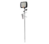 XUMIUZIY Termómetro Digital para Dulces con Clip Lectura Precisa para Cocinar Dulces y Freír Sonda de Acero Inoxidable de 25 Cm (KT Inglés Negro con Funda Clip)