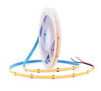 XUNATA 0.5m COB LED Strip Natural White Light, 24V 528LEDs/m Flexible High Density for Ceiling Cabinet Shelf Bedroom Kitchen DIY Home Indoor Decoration Lighting