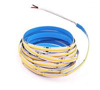 XUNATA 5m COB LED Strip Cold Whtie Light, 12V 320LEDs/m Flexible High Density for Ceiling Cabinet Shelf Bedroom Kitchen DIY Home Indoor Decoration Lighting