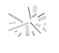 Xuro 10 resortes de compresión micro pequeños de acero de 0,5 mm/0,6 mm/0,7 mm, con diámetro exterior de 4 mm-11 mm y longitud de 5 mm-50 mm. Admite personalización.(35mm,6mm,0.7mm(10Pcs))
