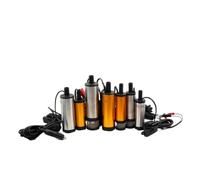 Xuro Bomba sumergible eléctrica de 51MM for bombear aceite diésel, transferencia combustible y agua, minibomba succión queroseno for coche cc 12V 24V, 20l/min(12V,51MSWY)