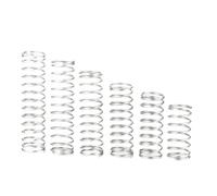 Xuro Lote de 10-20 piezas de resortes de compresión pequeños de acero inoxidable de 0,8 mm, diámetro exterior de 5 mm, 6 mm, 7 mm, 8 mm y 10 mm de longitud, de 10 mm a 50 mm.(25mm,14MM 10PCS_0.8MM)