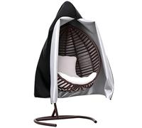 Xvilmaun para Silla Huevo Patio | Protección para Muebles Resistente a la Intemperie e Impermeable con Cordón Ajustable - Protector De Tipo Huevo | Uso En Hogar, Apartamento, Patio, Porche, Terraza,