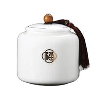 XXAD553TY Exquisito Exquisito bote de té porcelana blanca for a granel