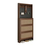 XXAD553TY Recibidor Cubo basculante Delgado, Mueble for Zapatos, Entrada, Banco de Almacenamiento Estrecho, Estante for(Grande)