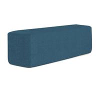 XXIUDEE Almohada de tamaño personalizado, respaldo lumbar, soporte de cojín para reposabrazos de sofá, cabecero rectangular, relleno de huecos con funda extraíble (50 x 20 x 20 cm, azul)