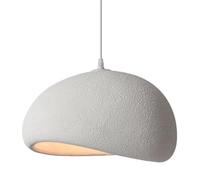XYBZJP Lámpara Colgante De Estilo Minimalista Japonés,Pantalla De Lámpara Colgante De Poliestireno De Alta Densidad Creativa,Araña De Fuente De Luz E27,Accesorios De Iluminación Decorativos del Hotel