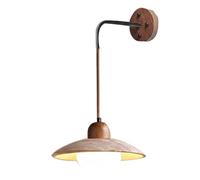 XYBZJP Lámpara de pared G9 con altura ajustable, estilo minimalista nórdico, aplique de pared amarillo de travertino, aplique de pared interior de piedra natural, luminaria decorativa para dormitorio