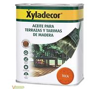 Xyladecor Aceite para Suelos de madera Terrazas y tarimas, Teca 5 L