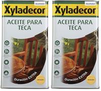 Xyladecor Aceite para Teca Incoloro 5L (Paquete de 2)