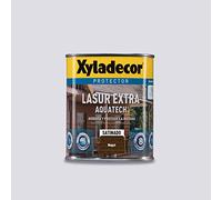 Xyladecor Lasur Extra Satinado Aquatech para madera Nogal 750 ml