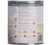 XylaDecor Protector Mate Extra 3en1 Mate Roble 750ml: Protección de madera con acabado mate roble, ideal para interiores con alto desgaste.