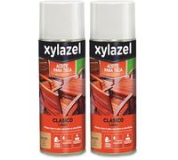 XYLAZEL Aceite para Teca en spray color Incoloro 400 ml (Paquete de 2)