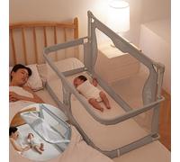 XYLDGPTL 3 En 1 cunas para Bebes, 120x50cm, Moises para Bebe, Cuna colecho, Cama para bebé, cunas Plegable, Next To Me, Cama Cuna Convertible