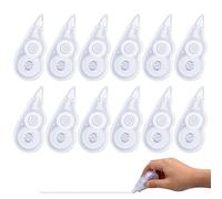 Xzeemo 12 Piezas Cintas Correctoras de bolsillo, Mini Pocket Mouse, 4m x 5 mm Cintas de Corrección, Cinta Correctora Roller, Cintas Correctoras, Cinta de Escritura para útiles Escolares de Estudiantes