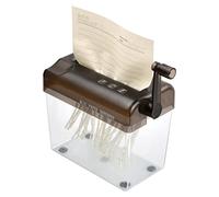 Xzeemo trituradora de Documentos, trituradora de Papel Manual pequeña, Mini trituradora Manual Silenciosa, Destructora de Papel portátil A6, A4 doblada para hogar Escuela Oficina de fácil operación
